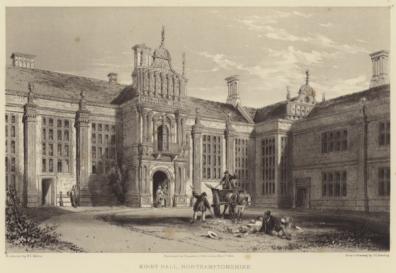 Kirby Hall, Northamptonshire de James Duffield Harding