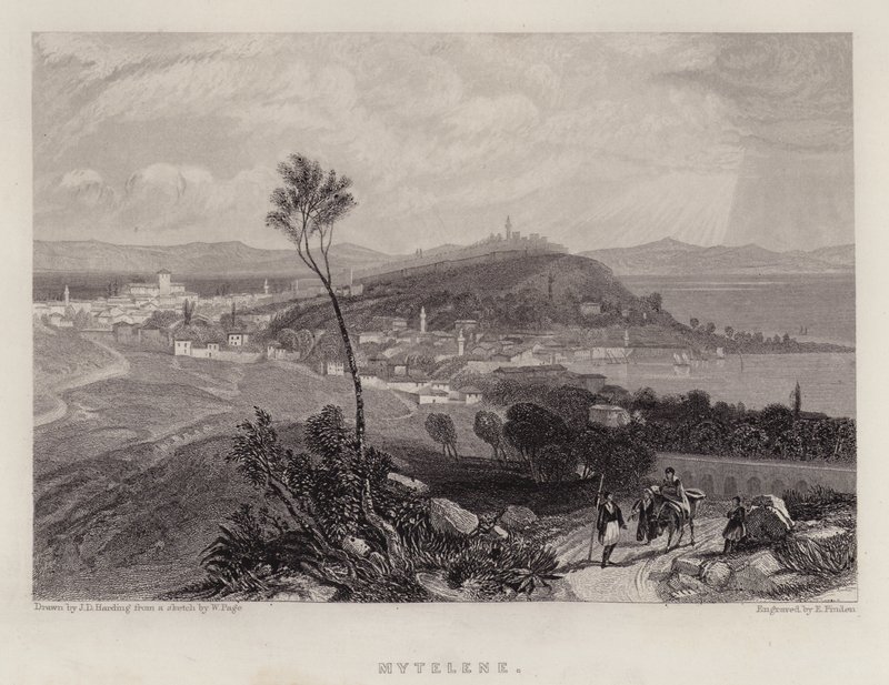 Mytelene (cor litho) de James Duffield Harding