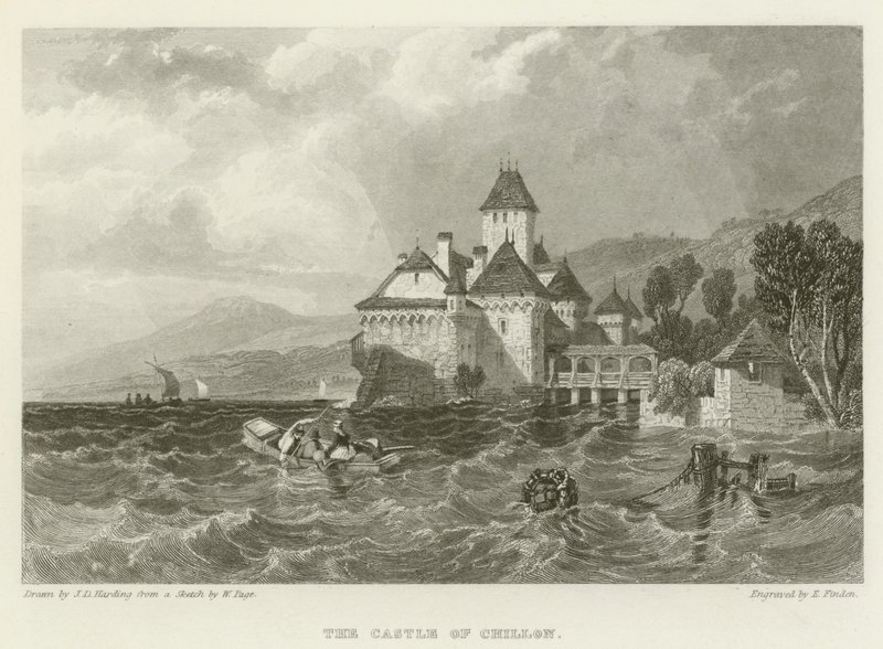 O Castelo de Chillon de James Duffield Harding