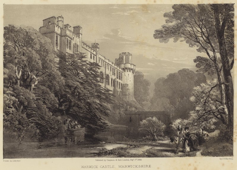 Warwick Castle, Warwickshire de James Duffield Harding