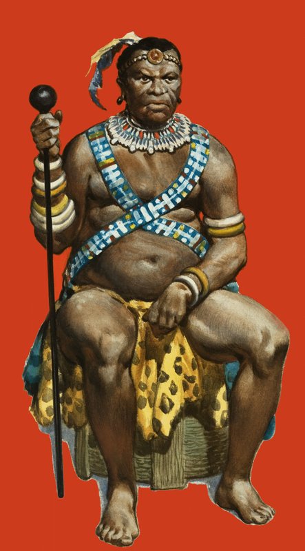 Chefe Dingaan dos Zulus de James Edwin McConnell
