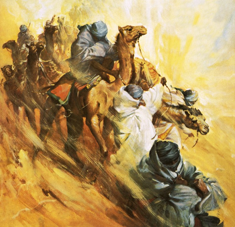Rosita Forbes parte em busca da fortaleza semi-mítica de Kufra de James Edwin McConnell