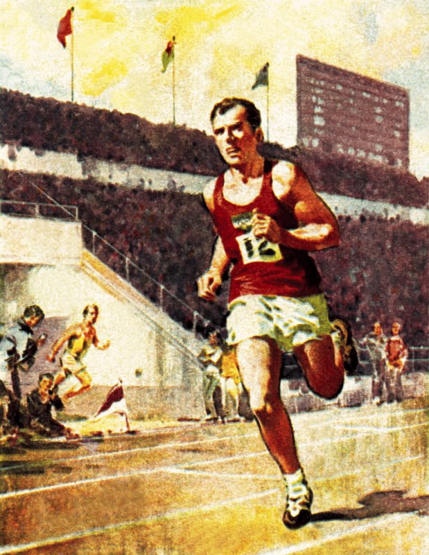 Correr uma maratona nos Jogos Olímpicos de James Edwin McConnell