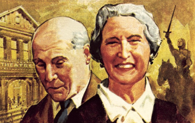 Sir Lewis Casson e Dame Sybil Thorndike de James Edwin McConnell