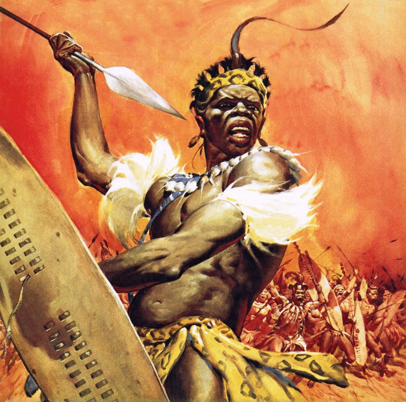 Guerreiro Zulu de James Edwin McConnell