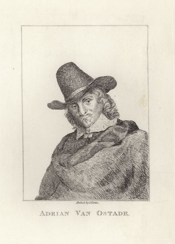 Adriaen van Ostade, batizado como Adriaen Jansz Hendricx. Gravado por James Girtin. de James Girtin