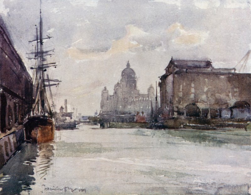 Escritórios de docas do Albert Dock de James Hamilton Hay