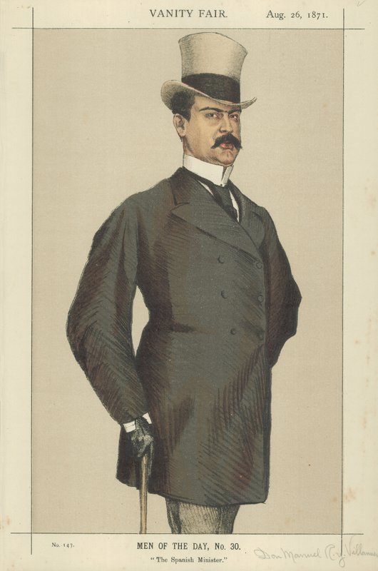 Don Manuel Rances y Villaneuva (cor litho) de James Jacques Joseph Tissot