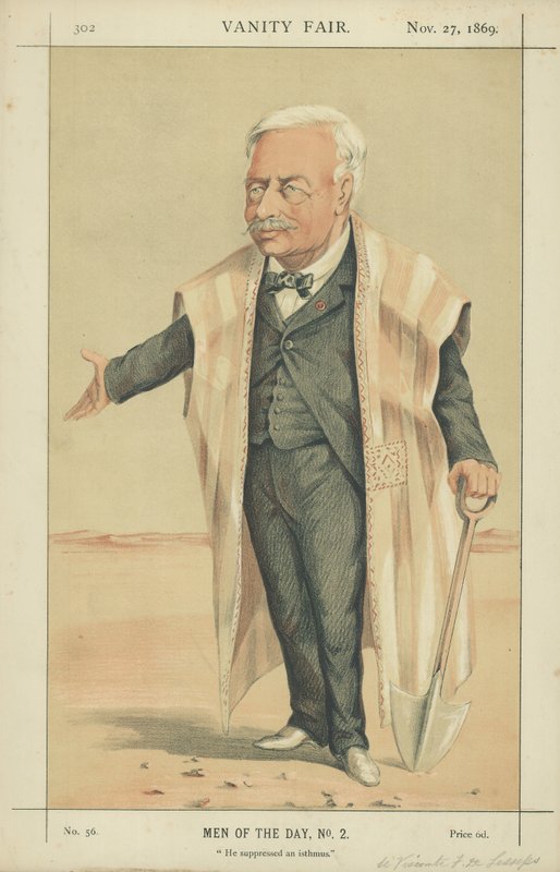 O visconde Ferdinand De Lesseps de James Jacques Joseph Tissot
