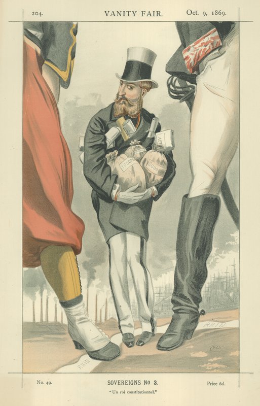 Leopoldo II, rei dos belgas de James Jacques Joseph Tissot