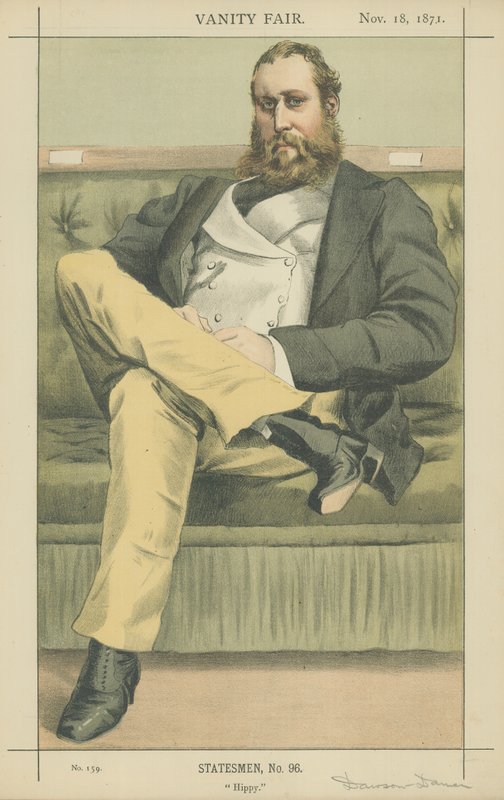 Lionel Seymour William Dawson-Damer (conde de Portarlington) de James Jacques Joseph Tissot