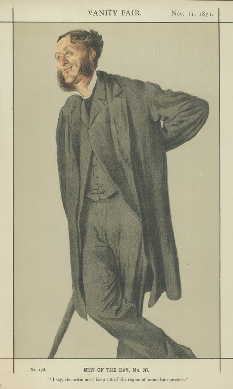 Sr. Matthew Arnold (cor litho) de James Jacques Joseph Tissot