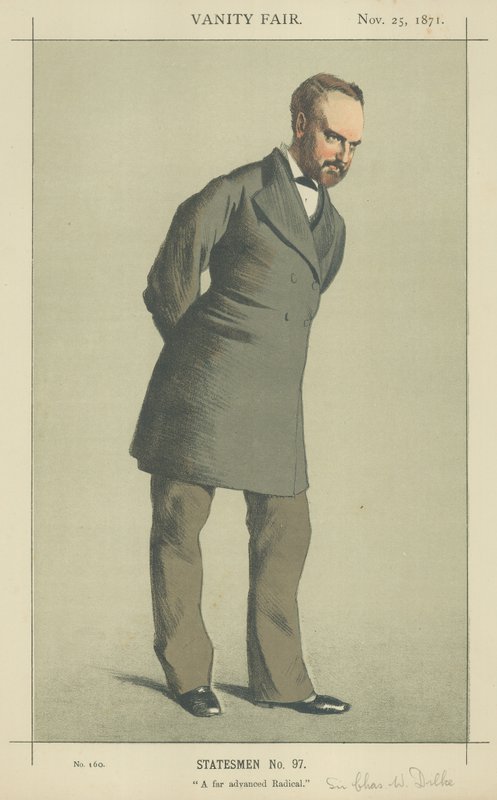 Sir Charles Wentworth Dilke (cor litho) de James Jacques Joseph Tissot