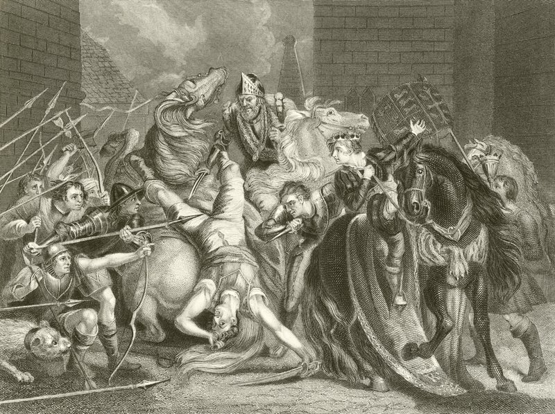 Prefeito de Londres matando Wat Tyler de James Northcote