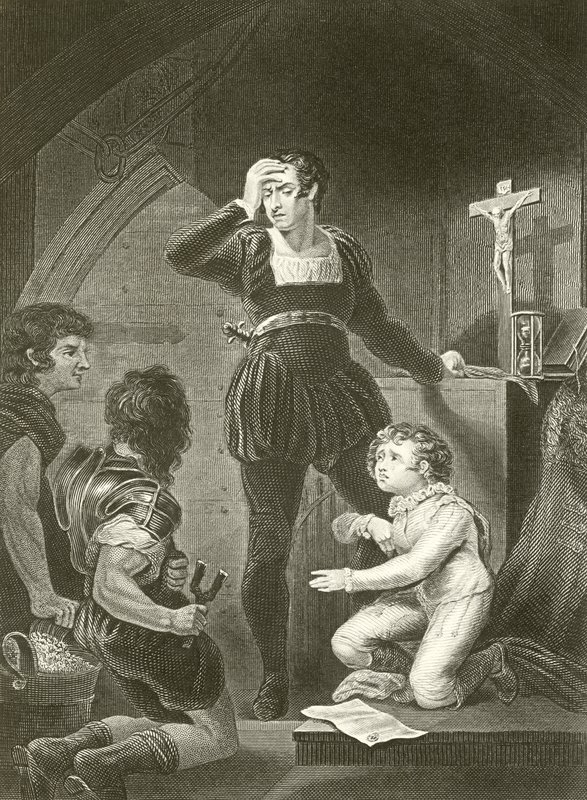 Príncipe Arthur e Hubert de James Northcote