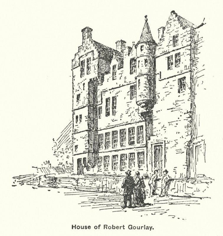 Casa de Robert Gourlay (litho) de James Riddel