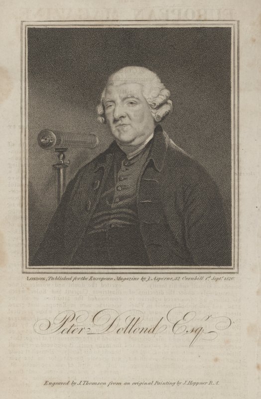 Peter Dollond Esq de James Thomson