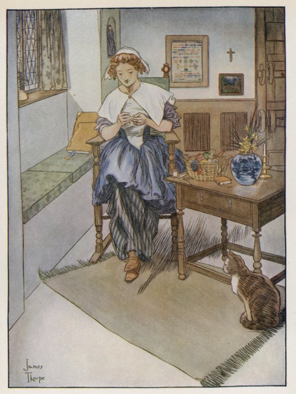 Ilustração para The Compleat Angler por Izaak Walton de James Thorpe
