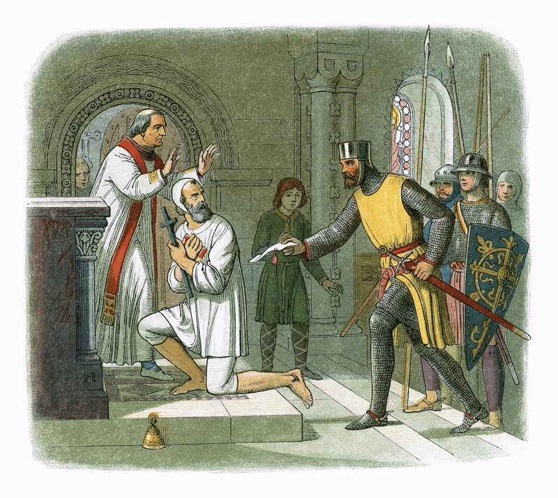 Hubert retirado do santuário de Boisars de James William Edmund Doyle