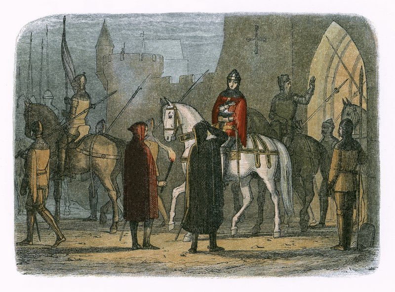 O Rei Henrique V marcha contra os Lollards de James William Edmund Doyle