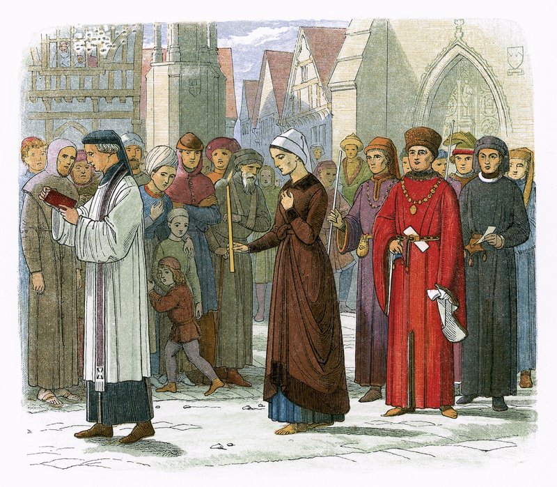 A duquesa de Gloucester faz penitência de James William Edmund Doyle