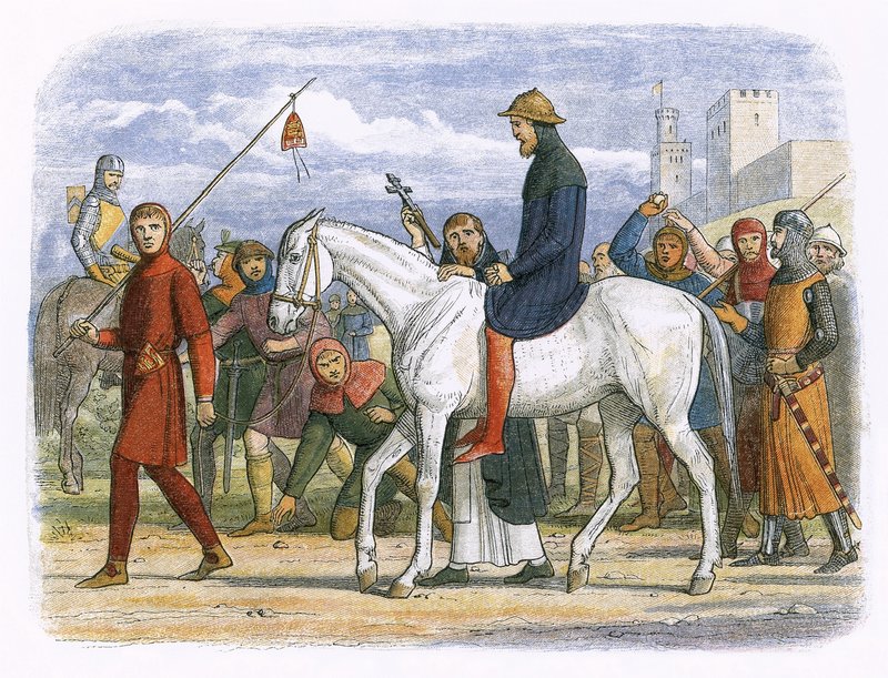 Thomas, conde de Lancaster, sendo levado à execução de James William Edmund Doyle