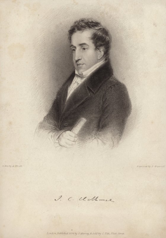 John Hobhouse, 1º Barão Broughton, político inglês e memorialista de James, the Elder Hopwood