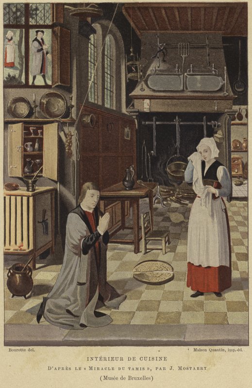 Interior da cozinha de Jan Mostaert