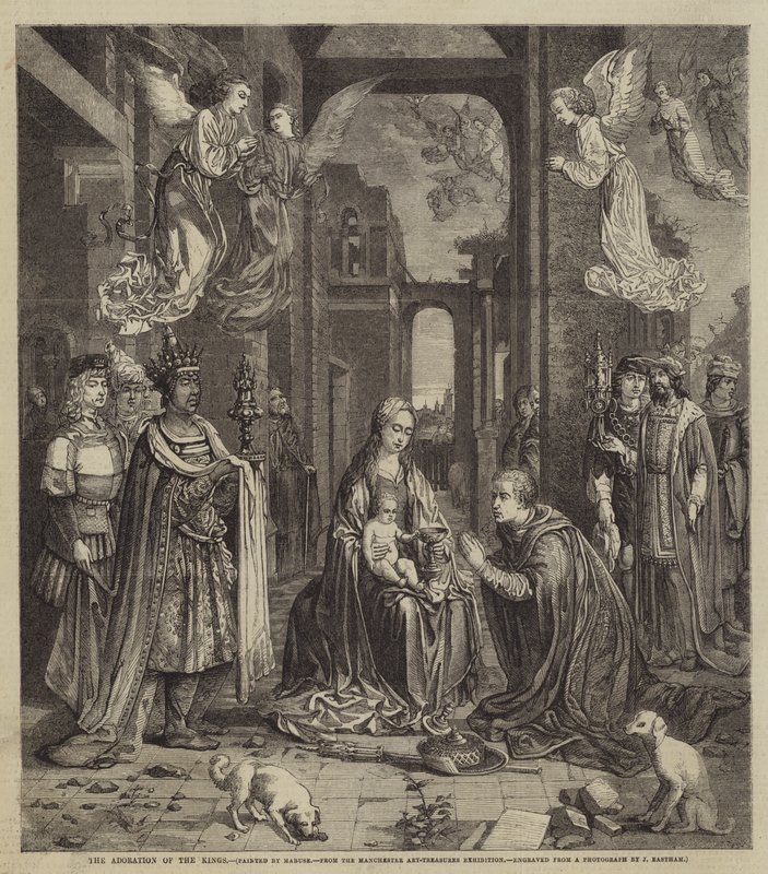 A adoração dos reis de Jan Gossaert