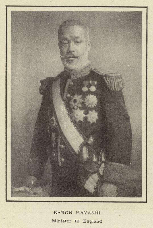 Barão Hayashi, Ministro da Inglaterra de Japanese Photographer