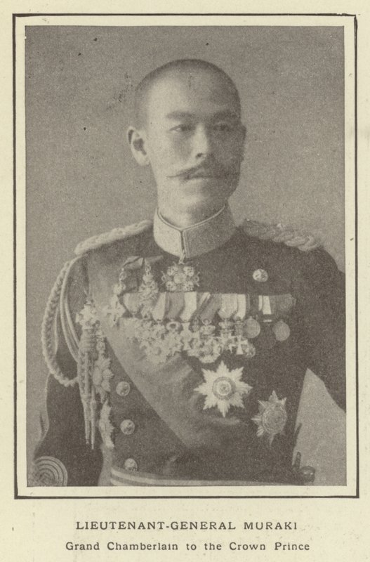 Tenente-General Muraki, Grande Camareiro do Príncipe Herdeiro de Japanese Photographer