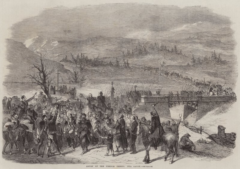Entrada das tropas francesas no Savoy de Jean Adolphe Beauce