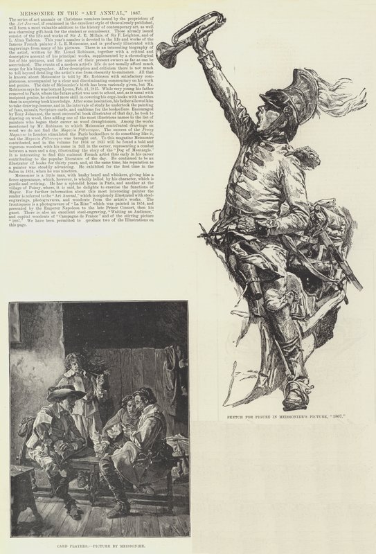 Meissonier na arte anual, 1887 de Jean Louis Ernest Meissonier