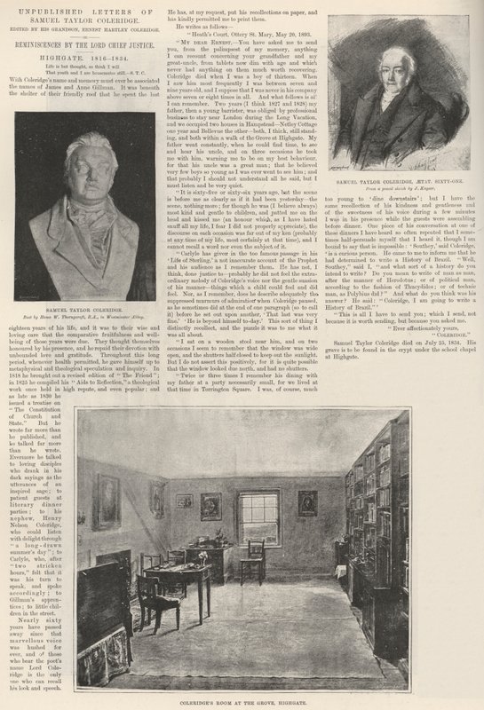 Samuel Taylor Coleridge de Jean Paul Kayser