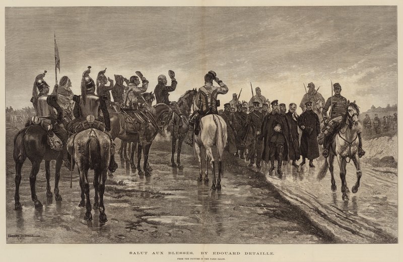 Olá aos feridos de Jean Baptiste Edouard Detaille