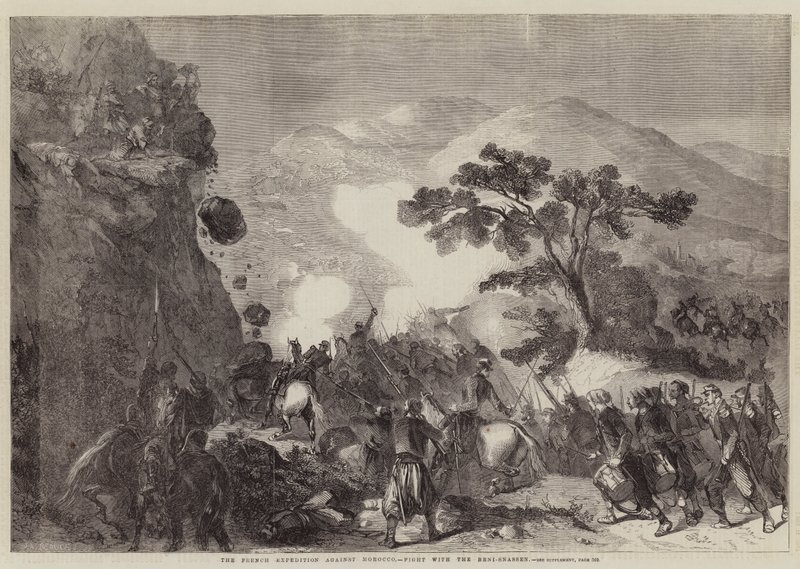 A Expedição Francesa contra Marrocos, Lute com o Beni-Snassen de Jean Adolphe Beauce