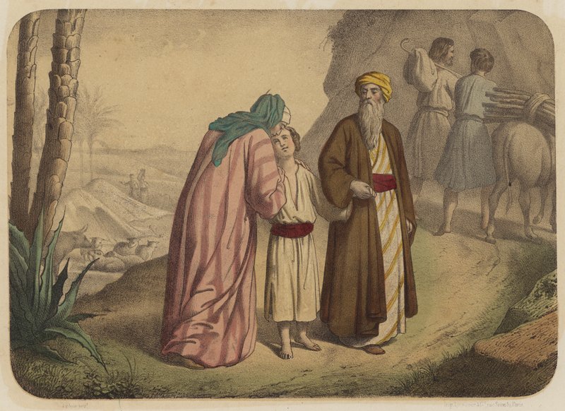 Partida Para O Sacrifício de Jean Baptiste Auguste Leloir