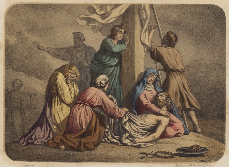 A descida da cruz de Jean Baptiste Auguste Leloir