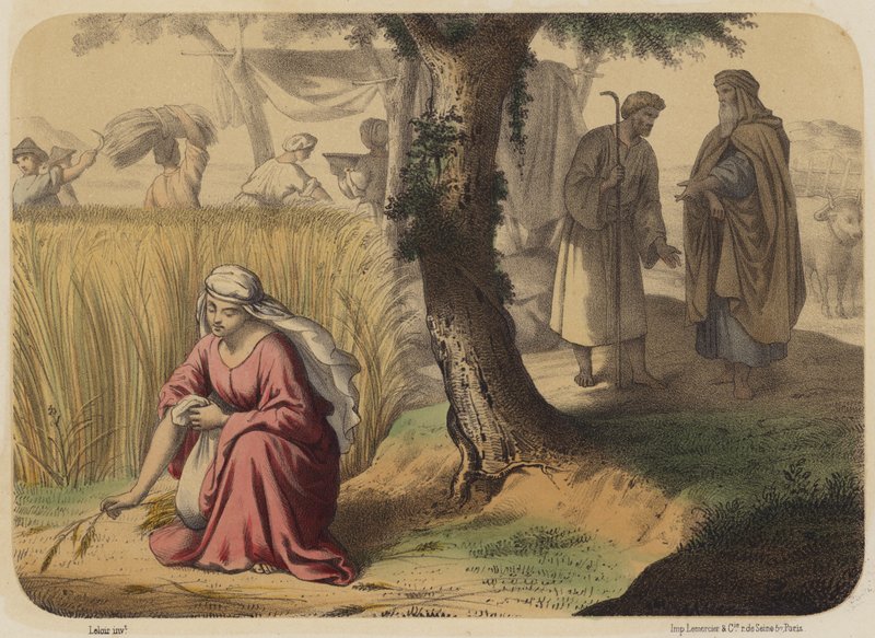 Ruth no campo de Booz de Jean Baptiste Auguste Leloir