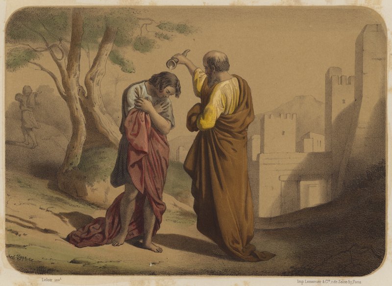 Samuel Sacre Saul de Jean Baptiste Auguste Leloir