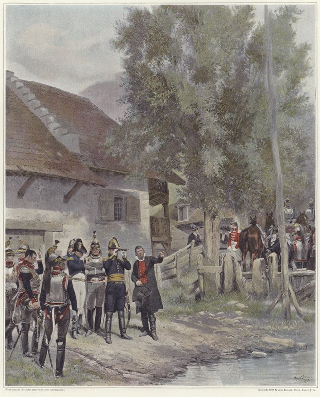 Oficiais de inteligência de Jean Baptiste Edouard Detaille