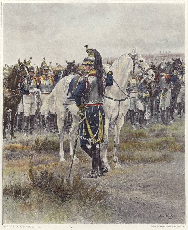 Cavalaria montada em 1807 de Jean Baptiste Edouard Detaille