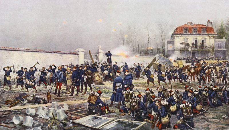 A defesa de Champigny de Jean Baptiste Edouard Detaille