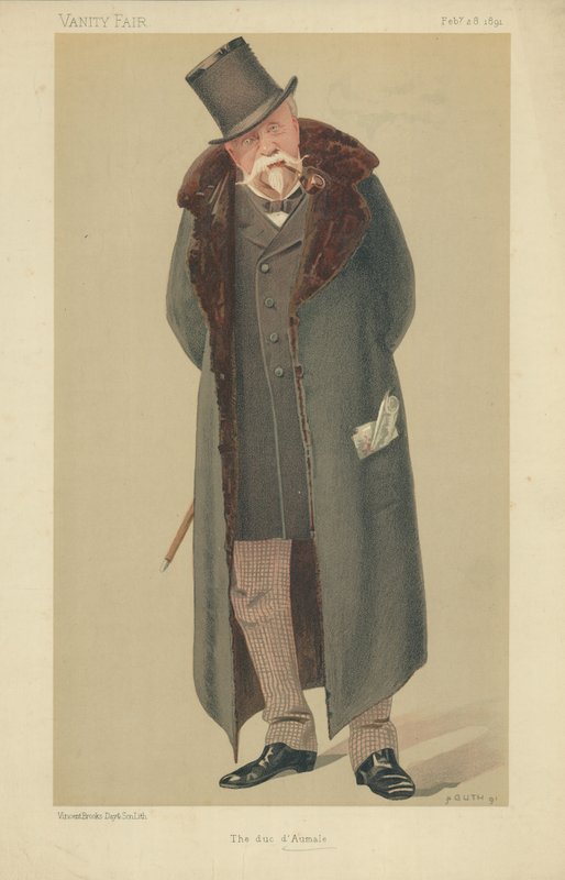 Príncipe Henri D&39;Orleans, o duque D&39;Aumale de Jean Baptiste Guth