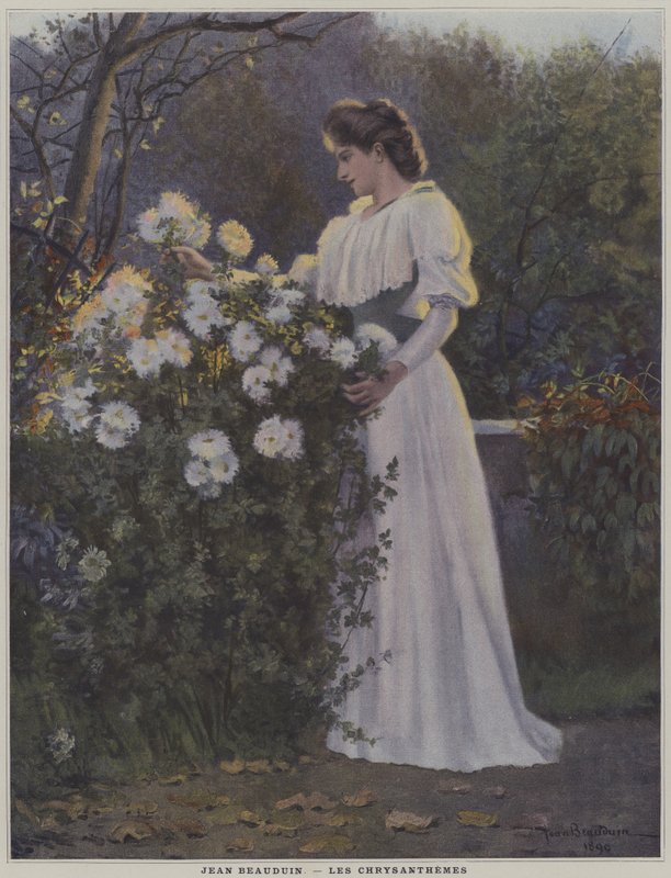Les Chrysanthemes (crisântemos) de Jean Beauduin