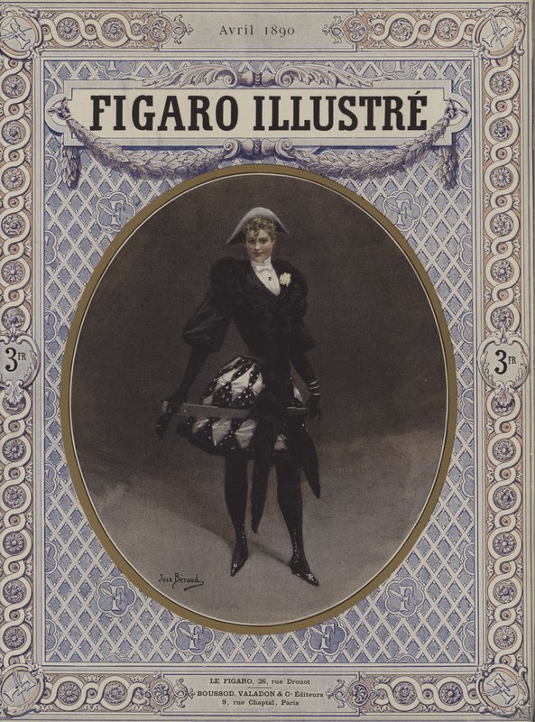 Fim do Arlequim de Siècle de Jean Beraud