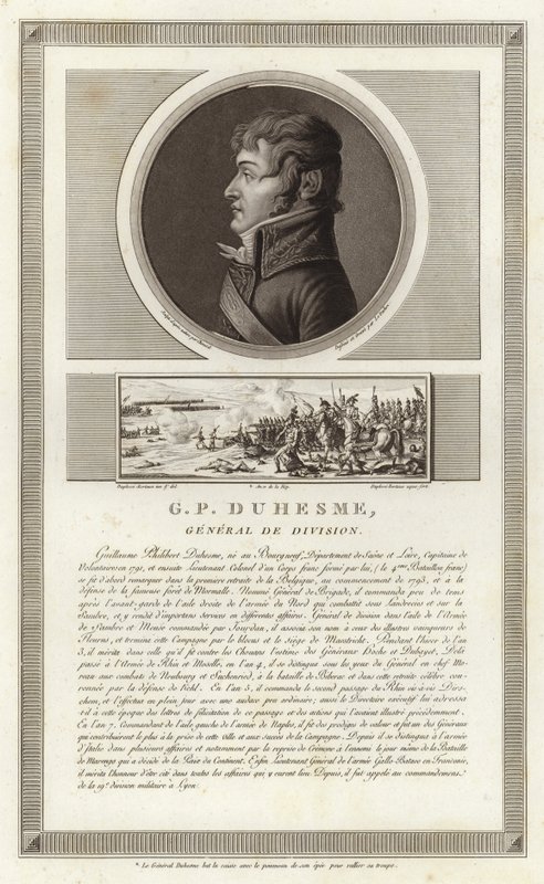 Retrato de Guillaume Philibert Duhesme de Jean Duplessi Bertaux