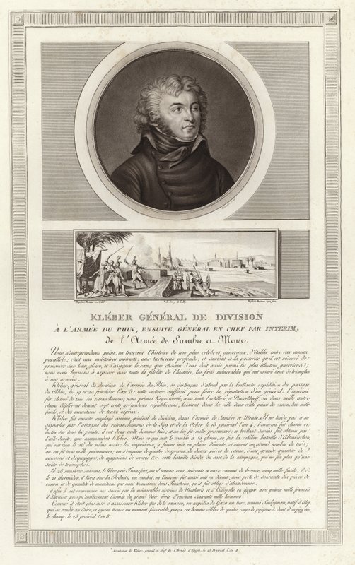 Retrato de Jean Baptiste Kleber de Jean Duplessi Bertaux