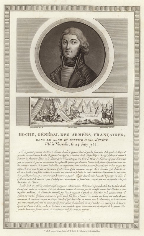 Retrato de Lazare Hoche de Jean Duplessi Bertaux