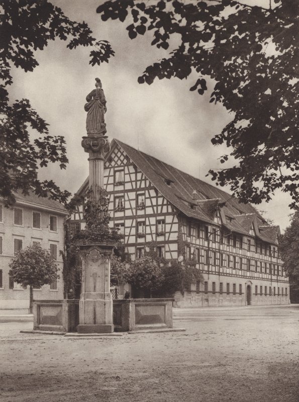 Suíça: Winterthur, o Old Barracks (foto p/b) de Jean Gaberell